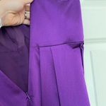 Nicole Miller Purple Formal Dress with Front Bow Photo 8