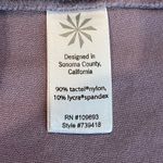 Athleta  Womens Bodega Hiking Skirt Large Purple Ruched Waistband Zipper Pocket Photo 4