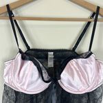 Victoria's Secret Victoria’s Secret Sexy Black Lace One Piece Babydoll Dress Photo 2