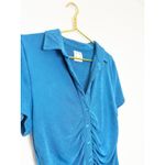 With Jean Alexa Blue Mini Dress Size Large Mermaid Preppy Minimalist Cocktail Photo 6