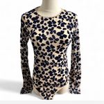 Victoria's Secret  Whimsey Goth Sheer bodysuit Velvet Flower Pattern -Medium Photo 1