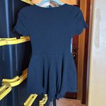 SheIn  Black V-Neck Ribbed Romper Size 6 Photo 5