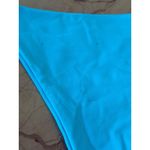 superdown  Valerie One Piece in Aqua Blue Large New Womens Cutout Swimsuit Photo 5