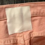 NWT MOTHER Denim The Insider Hover Ankle Jeans Peach Parfait 28 Orange Photo 5