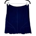 Love moschino Jersey Knit Skirt Sz 6 Navy Blue Photo 0