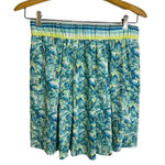 Lucky In Love Skirt Skort Small Green Blue Pattern Tennis Pickleball Shorts Photo 3