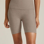 Beyond Yoga Anthropologie  Spacedye Keep Pace Biker Shorts XS Neutral New Tags Photo 0