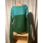 Mossimo Color Block Sweater L Green Size L Photo 1