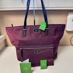 Kate Spade  RARE Margareta Wilson Rd Tote w/ Lg‎ Drewe NWT Photo 0