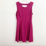 LC Lauren Conrad Lauren Conrad Maroon Fit And Flare Dress Photo 1