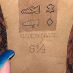 Madewell The Rosie Boot Women's Size 6.5 Red Snake Embossed Leather Ankle Bootie Photo 8