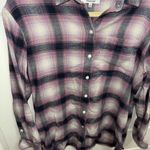 Madewell  flannel oversized ex-boyfriend shirt in Lenorw Plaid Photo 1