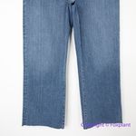 New! Madewelll Slim Wide-Leg Jeans in Crownridge Wash: Raw-Hem Edition, size 28 Photo 3