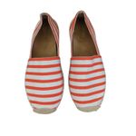 Vionic Valeri Espadrille Slip On Shoes Women's Size 9 Orange White Stripe Photo 3