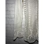 Vintage BFA Classics White Crochet Knit Button Front Cardigan Cottagecore Med Size undefined Photo 1