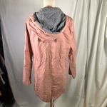 Blu Pepper Day to Day Pink Cotton Hooded Anorak Utility Jacket Coat Women's Photo 10