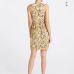 Kaileigh Yellow Floral Tasha Knit Mini Dress - Size: Large Photo 9