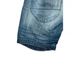 Jack & Jones Women's Shorts Bermuda Faded Distressed Button Fly Denim Blue 28‎ Photo 7