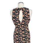Free People  Floral Print Sweetheart Sleeveless Jersey Dress Black Size Medium Photo 6