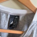 Adidas  Sport ID‎ Tank Top Grey/White CZ5668 Womens Size L Athletic Crop Photo 4