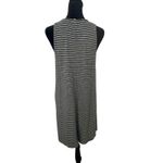 Madewell ‎ Striped Tank Dress Women Size M Highpoint Gray Swing Sleeveless Photo 3