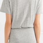 IRO $250  Brelbloa‎ Jersey Knit Knotted Front Mini Dress In Light Grey Photo 1