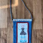 Handmade Western Cowgirl Sm Denim Shoulder Bag GUC OS Photo 1
