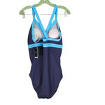 Nike NWT Womens Blue Water Training One Piece Swimsuit 12 Photo 1