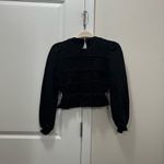 Sea New York Black Rita Smocked Top Size Small $265 Photo 5