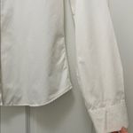 Emporio Armani 100% Cotton White Casual Hidden Button Up Top - Size 8 Photo 6