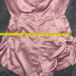 Commense Blush Satin Shirt Dress Pink Photo 10