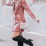 Ali & Jay  Hello Romeo Velvet Coat Minidress Photo 0