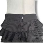 Gracia Black Asymmetrical Tiered Pleated Ruffle Skirt Medium Layered Flouncy Photo 4