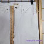 Madewell Stovepipe Jeans in Pure White, 26 Photo 9