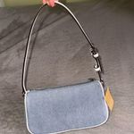 Michael Kors Blue and White Shoulder Bag jet set pouchette NWT in denim Photo 3