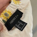 Forever 21 + White Embroidered Sunflower Baby Doll Tiered Sun Dress Size 1X Photo 5