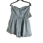 Good American Strapless Light Blue Denim Women’s romper size 2 Photo 1