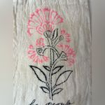 Free People Linen Draw String Drawstring Off-White Reusable Jewelry Dust Bag Photo 5