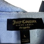 Juicy Couture  Black Label Cropped Terry Hoodie Blue Size L Photo 4