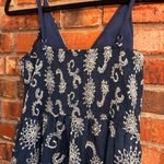 Simplee Apparel Simplee women’s embroidered boho beach tiered slip midi dress blue M Photo 5