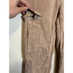 J. Galt  Shanghai Tan High Rise Corduroy‎ Cargo Tie Joggers Pants Size Small Photo 2