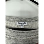 Splendid Rose Embroidered Sweatshirt Gray Slouchy Balloon Sleeve Small Cottage Photo 5