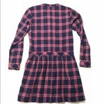 Current/Elliott Current Elliott Tartan Plaid Dress size 2/4 Red Blue Drop Waist School Girl NWT Photo 2