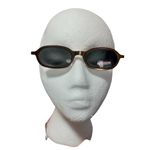 PERSONAL OPTICS Vintage Slim Oval Sunglasses Brown Photo 1