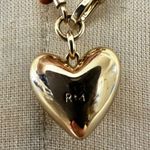 Rebecca Minkoff Gold Plated Beaded Heart Necklace Photo 2