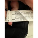 ZARA  Large Black Leggings with Faux Leather Side Panels Photo 4