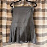 One Clothing  Gray And White Pine Stripe‎ Strapless Dress Size Small Photo 1