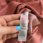 Topshop NWT  Pink Salmon Belted Wide Leg High Waist Dress Pants Trousers Cuffed 6 Photo 7