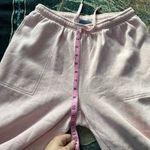Classic Elements  Pink Wide-Leg Fleece Sweatpants Women’s Medium Lounge Pants Photo 12