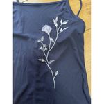 Vtg Byer Too! California Blue Embroidered Floral Dress Size Small‎ Made In USA Photo 5